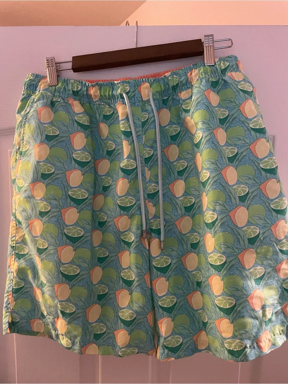 Peter Millar Tropical Citrus Print Swim Shorts -